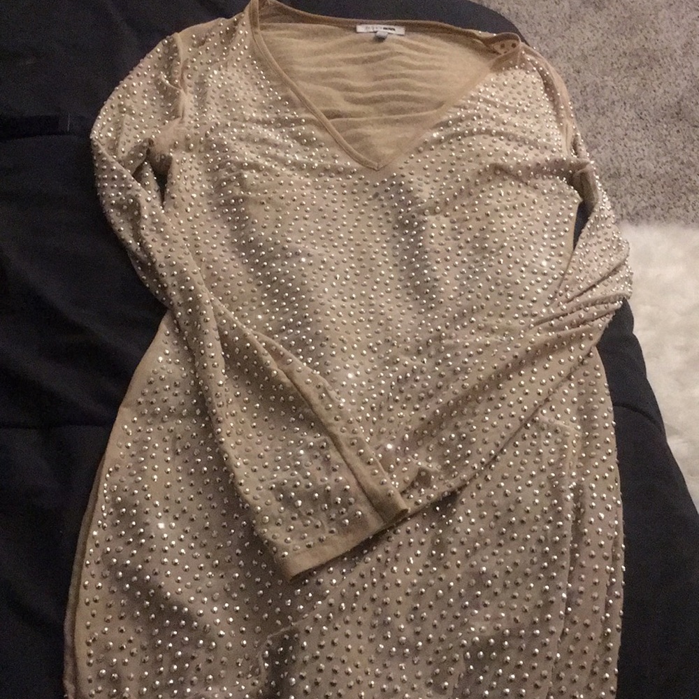 Nude Mesh dress